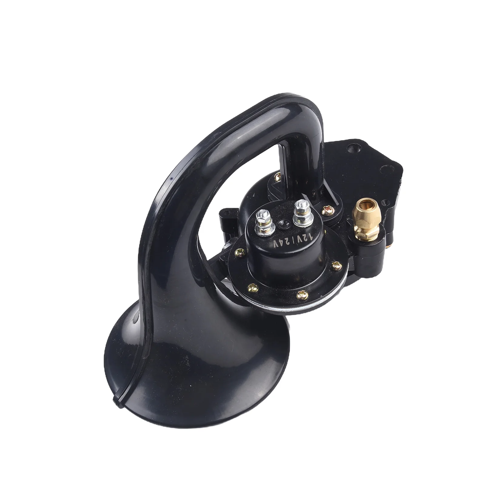 

1pc Car Loud 300DB Electric Snail Air Horn Black 48W 12V/24V For Auto Motorcycle Truck Boat Air Horn Accessories