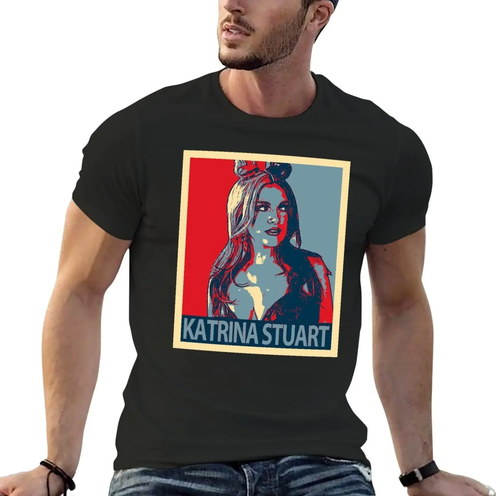 Katrina Stuart T-Shirt man clothes oversized graphic tee customizeds shirts graphic tees mens clothes