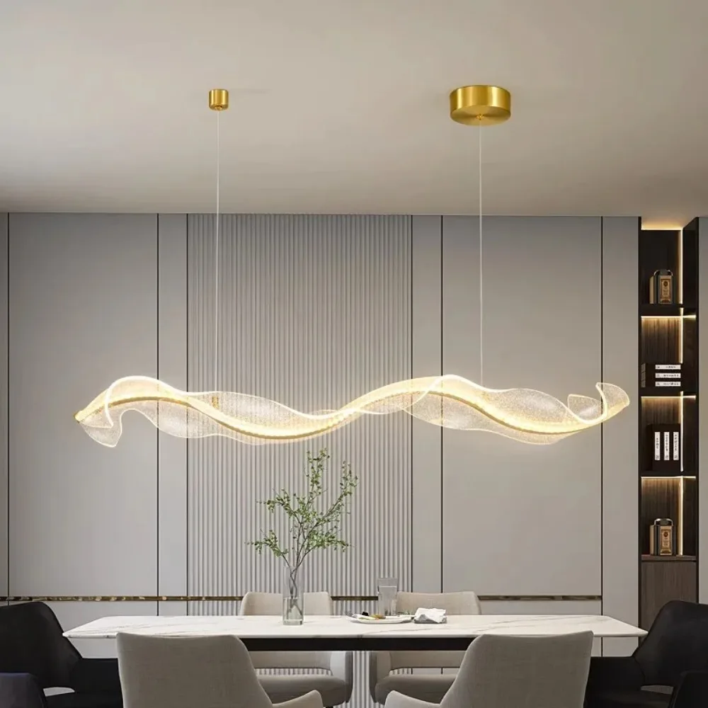 Lampe LED Suspendue au Design Moderne, Luminaire Décoratif d'Nik, Idéal pour un Salon, une Salle à Manger