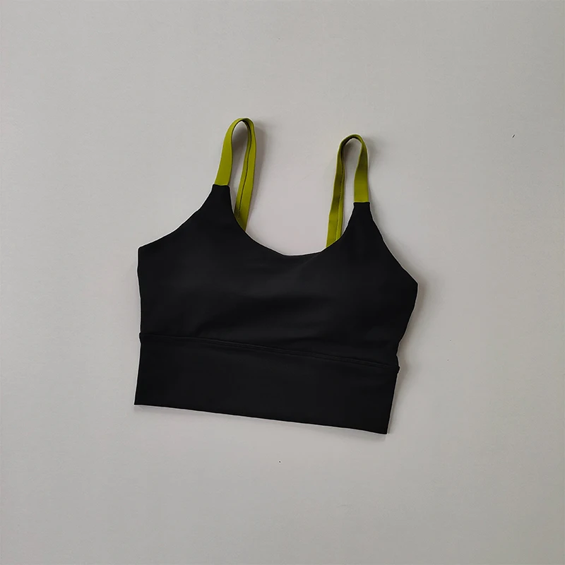 Einteiliger BH, hochfester stoßfester Lauf-BH, Träger-BH, rückenfreier Fitness-Yoga-BH – Detail 9