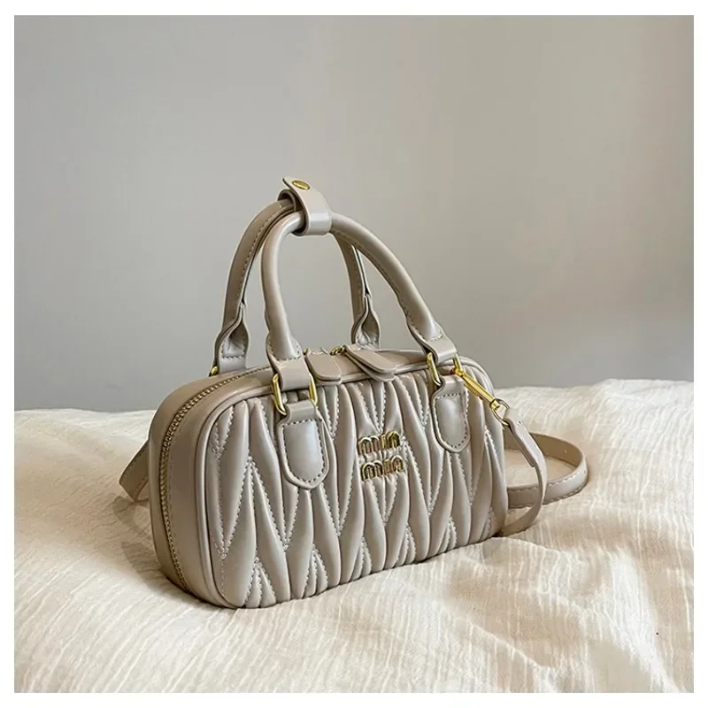 حقيبة كتف كلاسيكية أنيقة من الجلد الفاخر للنساء، حقيبة يد كروس أنيقة للاستخدام اليومي #5