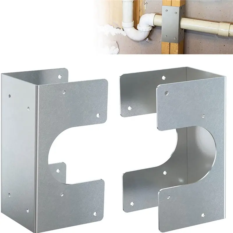 

AB33-Оцинкованные опорные кронштейны для двойных 2X-образных стоек, 16-го калибра, 6,25"X3", подходят для труб с внешним диаметром 2 3/8 дюйма, усиленная защита труб