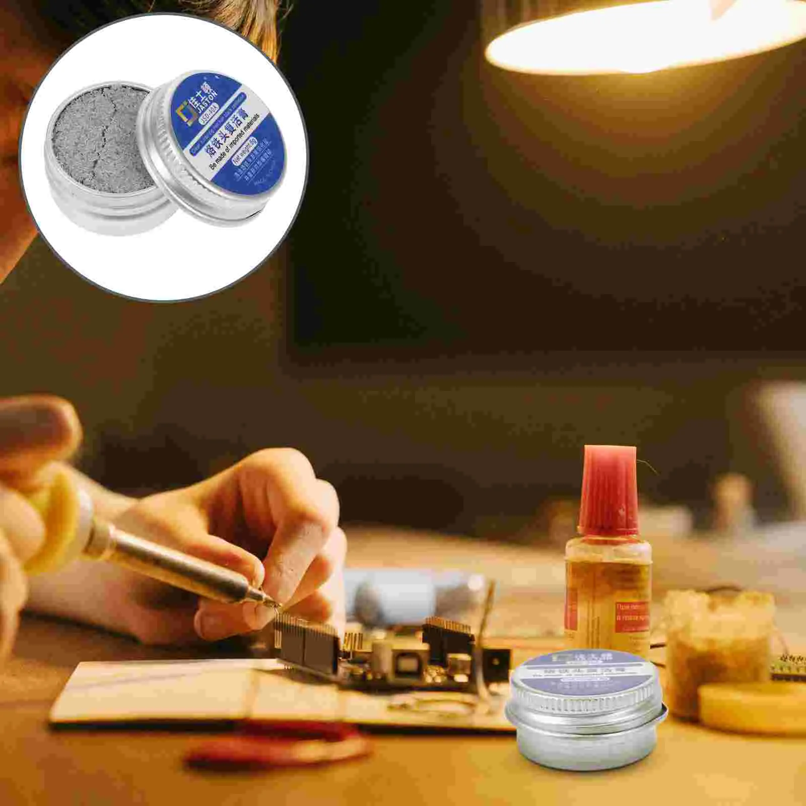 

Soldering Tip Repair Paste Cleaning Tips Iron Tools for Lead-free and Environmentally Friendly