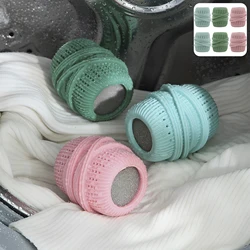 6Pcs Laundry Ball Reusable TPE Washing Machine Laundry Ball Laundry Liquid Dispenser Ball Clothes Hair Cleaning Tools New