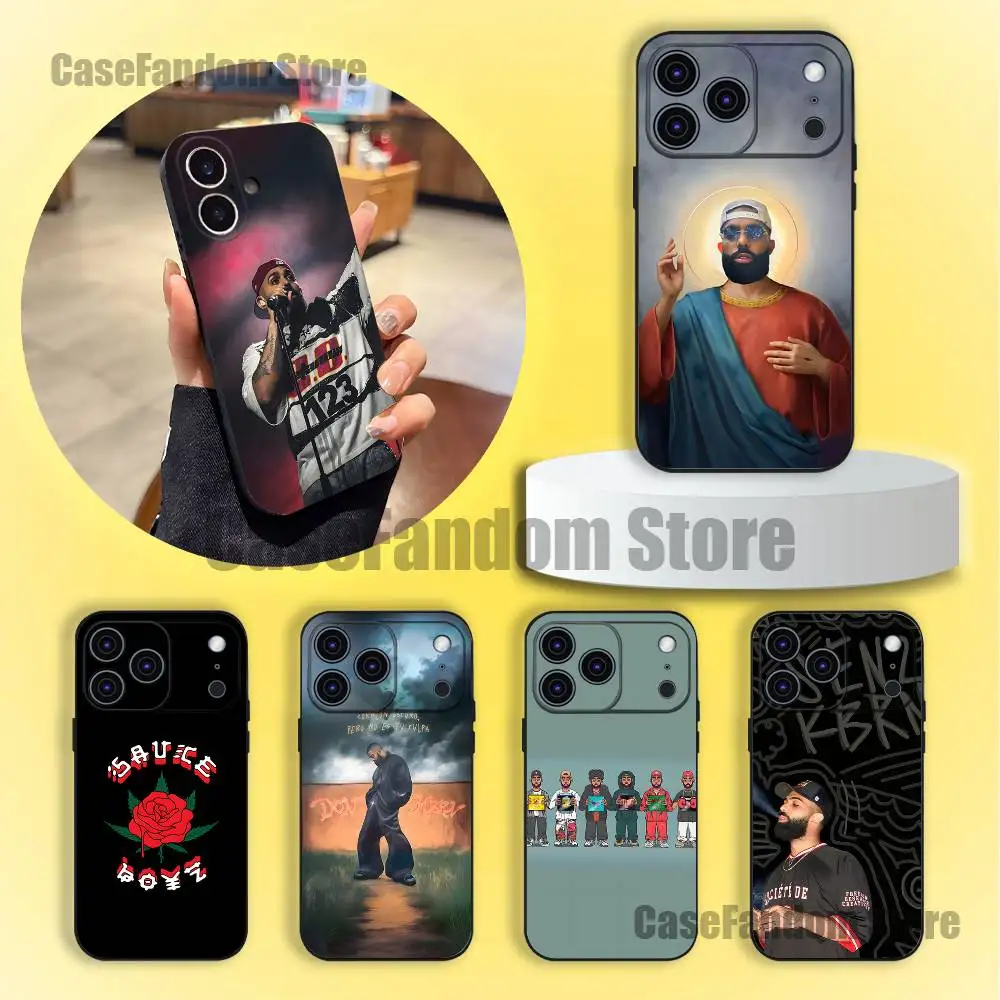 

E-Eladio C-Carrion DON KBRN Phone Case For iPhone 17,16,15,14,13,12,11,Pro,Max,Plus Black Shockproof Soft Cover