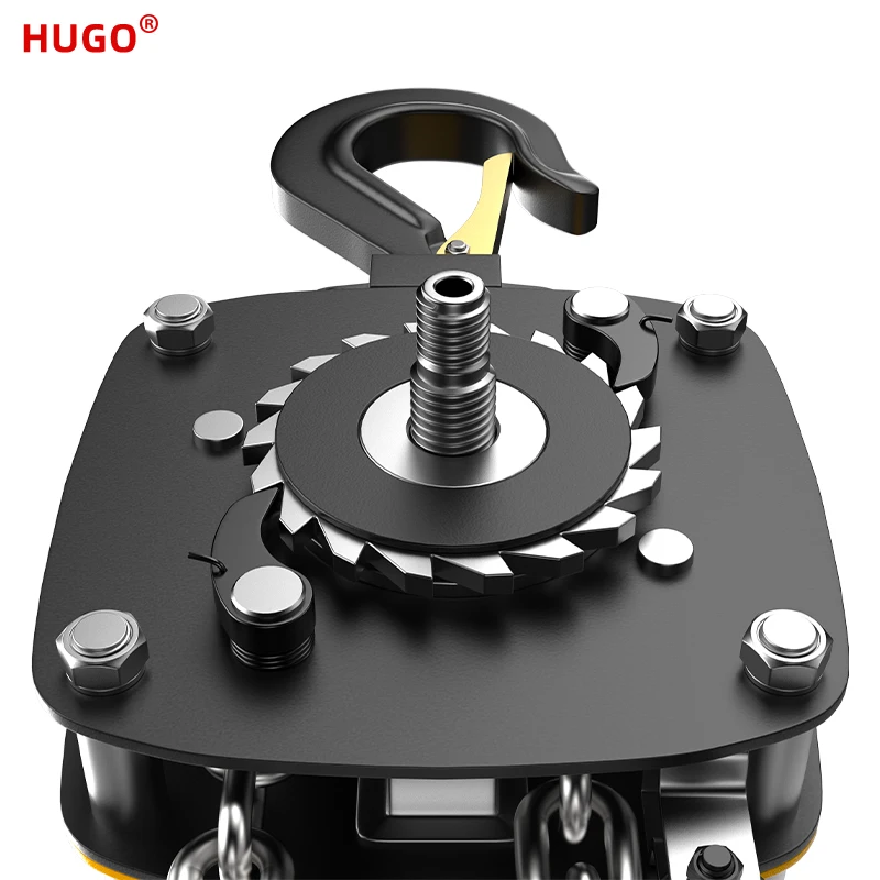 HUGO Mini Chain Hoist 0.25/1/2/3 Ton Hand Hoist For Lifting Manual Operated Chain Pulley Block