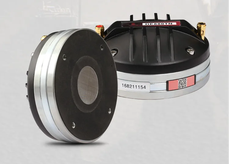 DE880 Professional Speakers 3 Inch Tweeter 2 Inch Throat Neo  Raw Speaker,  Compression Drivers