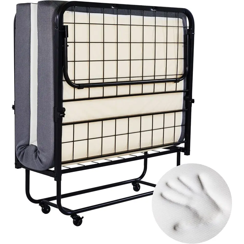 

Матрас из пены с эффектом памяти, 5-секционный, с моющимся чехлом и дышащими сетчатыми боковинами, 77Д x 38Ш x 17В дюймов