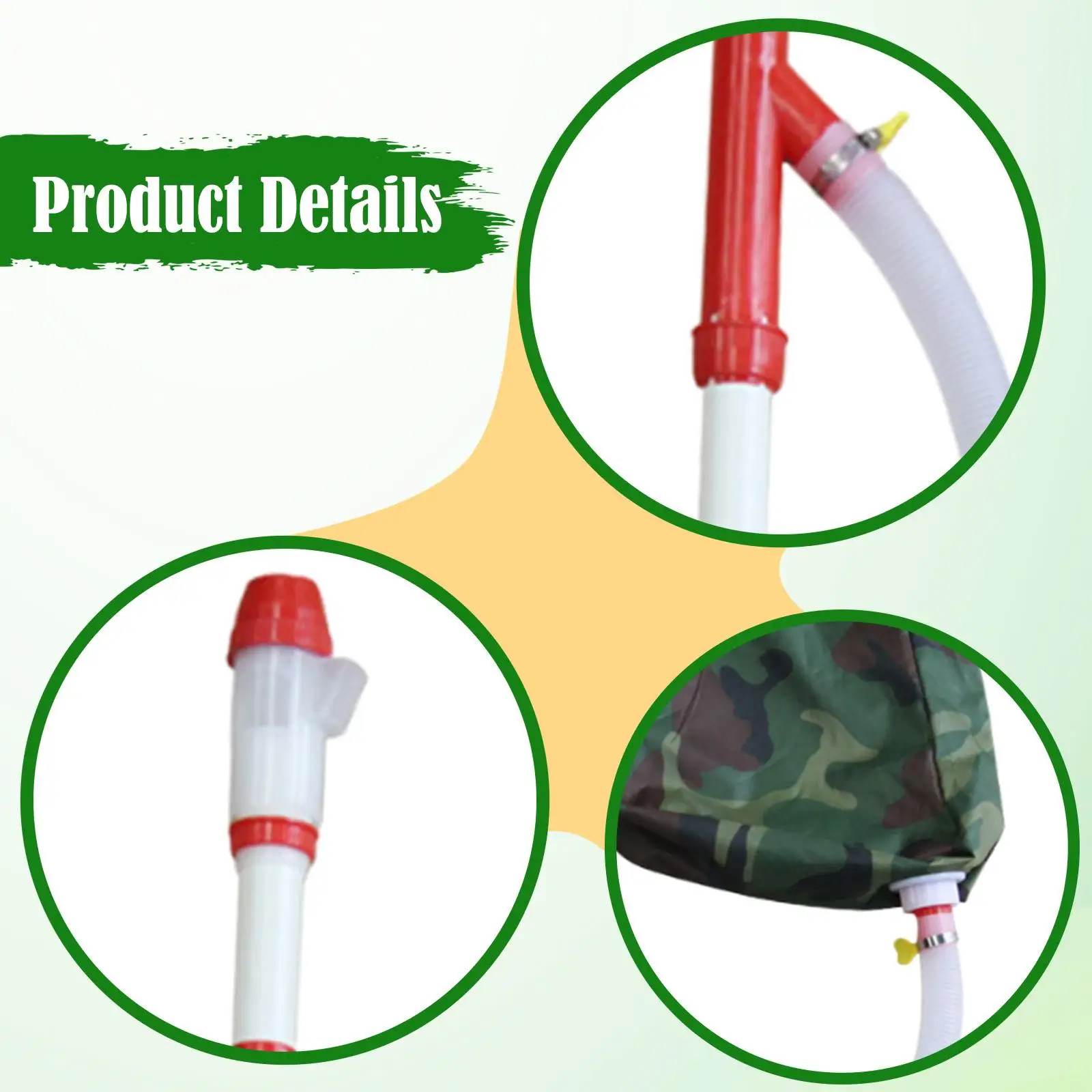 

Fertilizer Spreader Easy to Use Lightweight Handheld with Backpack Time Saving Manual for Turf Lawn Vegetables Garden Farm