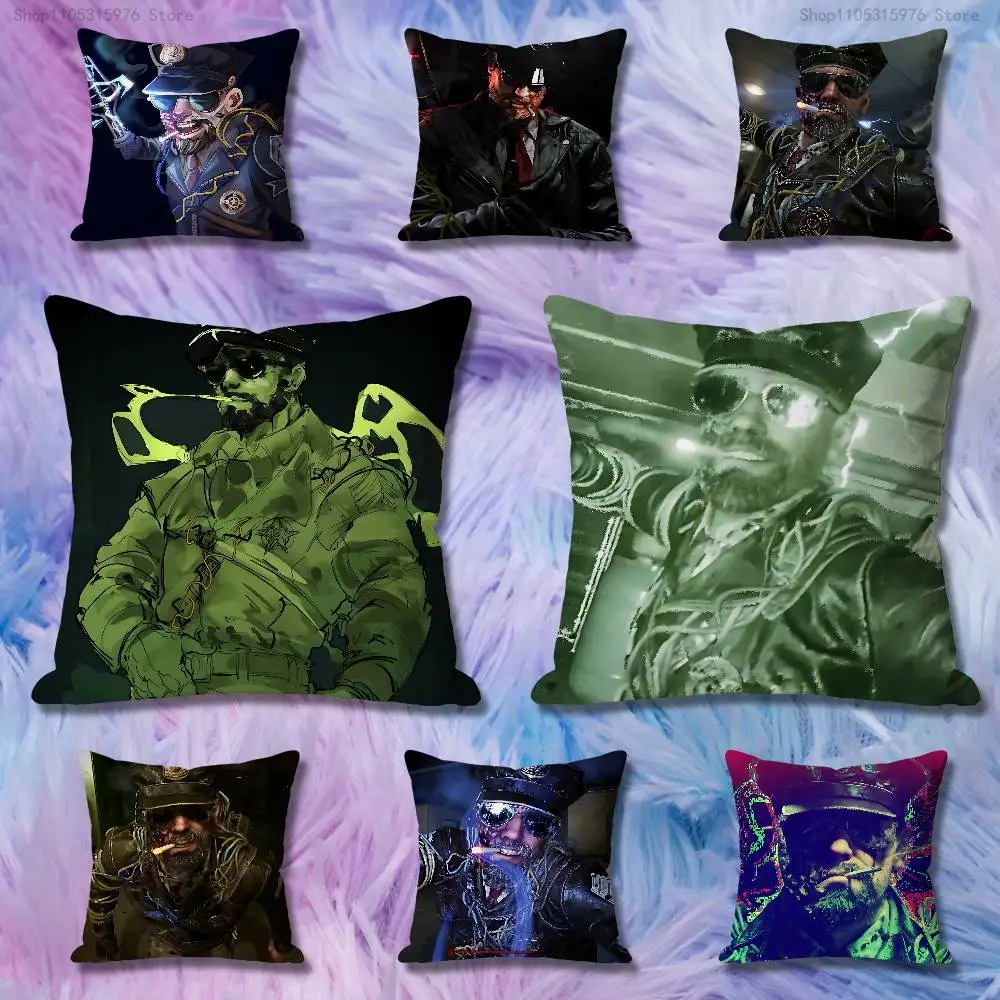 

O-Outlast Game Leland Coyle Pillow Cases for Bedroom Living Room Sofa Home Decor Polyester Cushion Cover with Zipper