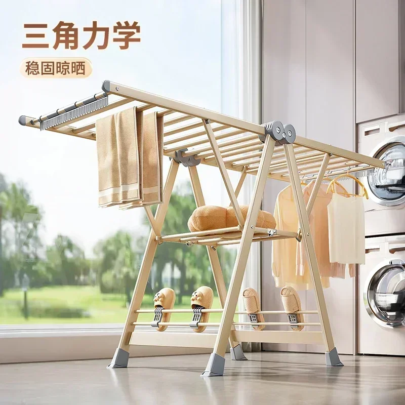 The product can be customized. Foldable floor drying rack