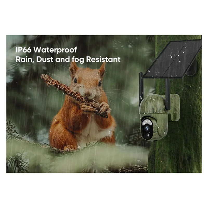 [LXYA68Z!] 4MP 4G Solar Security Camera Wireless Outdoor Wifi Human/Animal Detection 2-Way Talk IP66 Waterproof Wildlife Camera