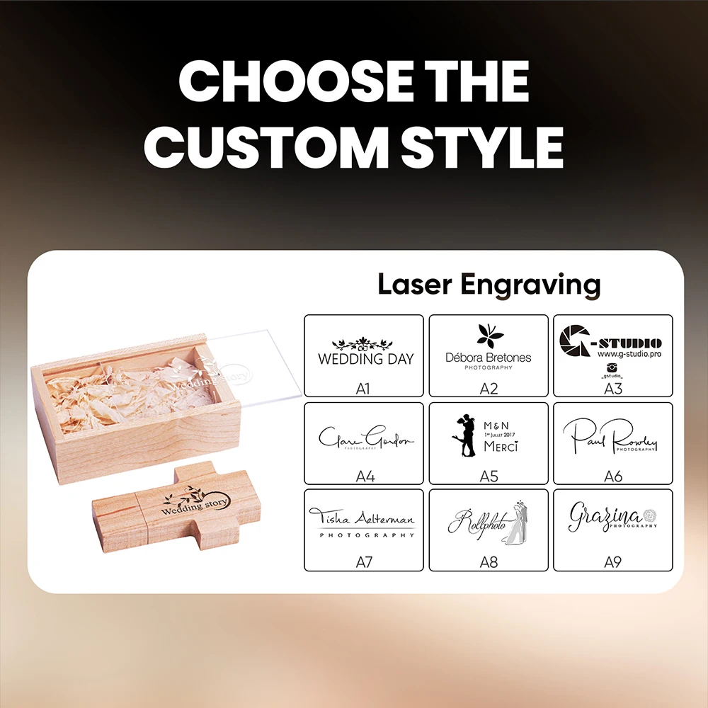 الجوز الخشب الصليب محرك فلاش USB 128 جيجابايت شعار مخصص مجاني ذاكرة عصا 64 جيجابايت 100% القدرة الحقيقية محرك القلم 32 جيجابايت 16 جيجابايت هدية الزفاف