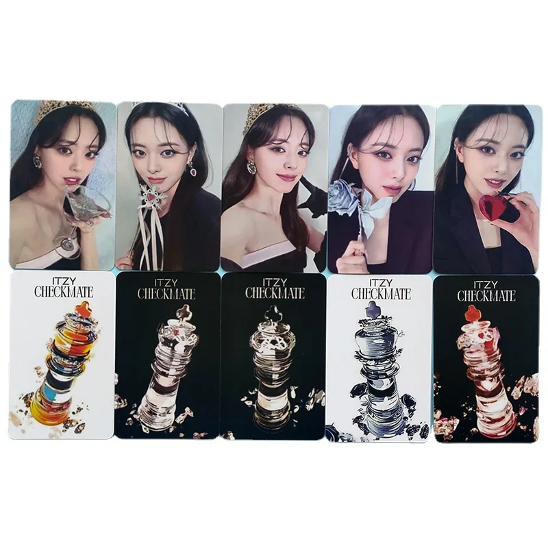 ITZY's "CHECKMATE" Album Postcard Member Personal Card Celebrity Peripheral