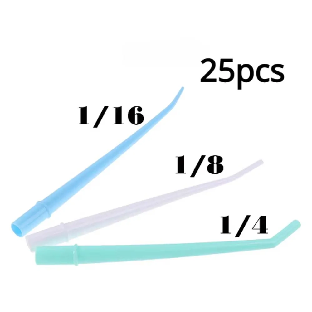 GULPOOE 25 قطعة/الحقيبة أنبوب شفط طب الأسنان المتاح الكوع اللعاب القاذف الجراحية الشافطة أدوات طب الأسنان نصائح بلاستيكية منحنية