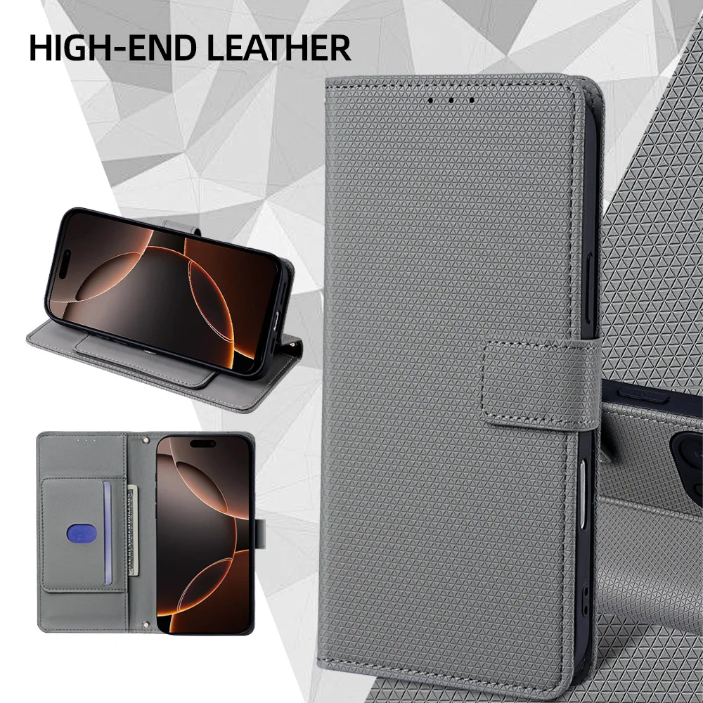 Leather Phone Case for Samsung A57 A37 A17 A07 Wallet Case A26 A56 A36 A16 A06 A15 Flip Cover Card slots Shell Phone Accessories