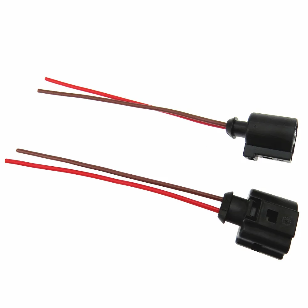 2 Pcs 2 Pin Brake Caliper Servo Motor Cable Plug for VW Passat B6 B7 CC Sharan Audi A4 S4 A5 S5 Q5 Q3 1J0 973 722 A 1J0 973 722A