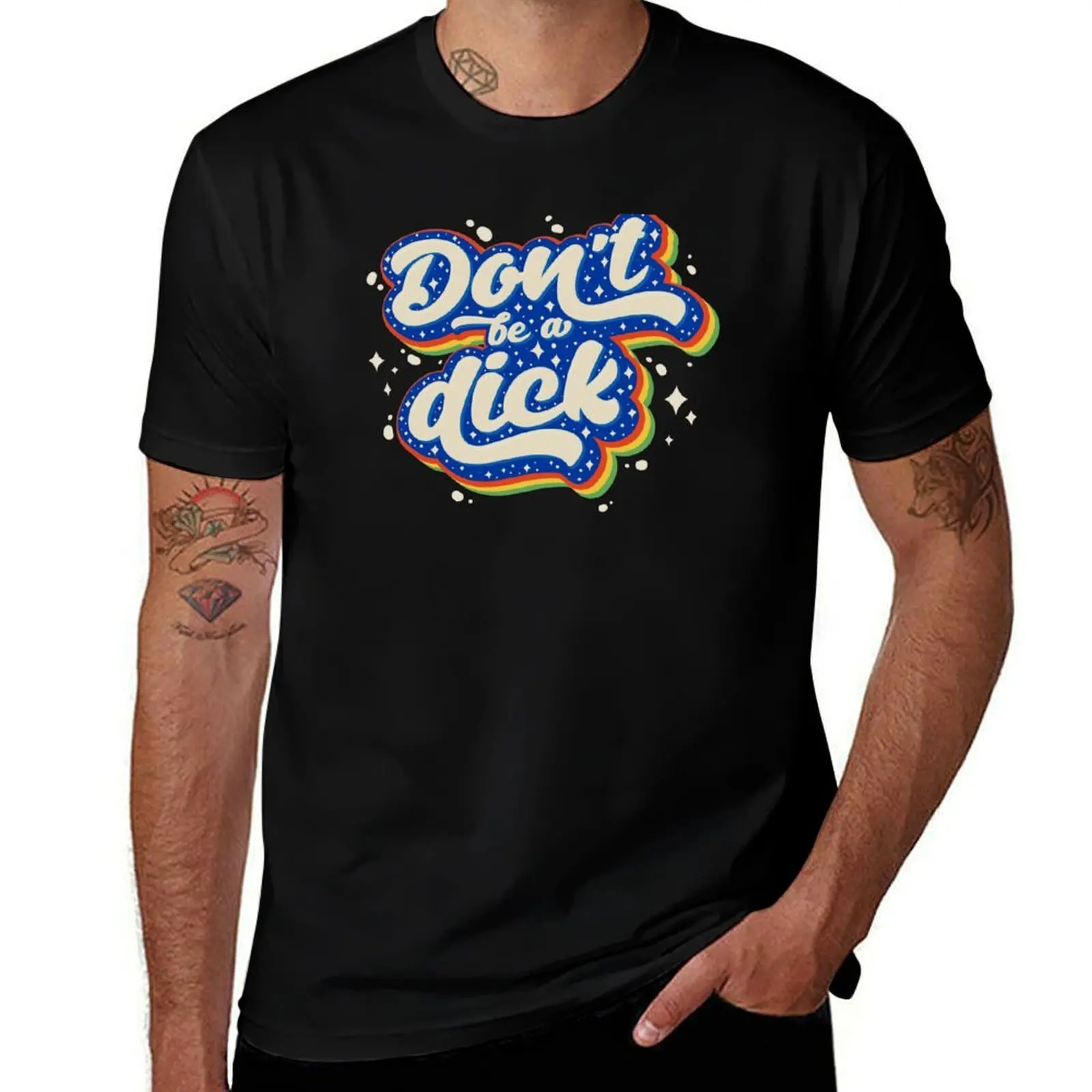 

Dont be a Dick T-Shirt anime tshirt men t shirt cotton 100% t shirts for man graphic vintage T-Shirt