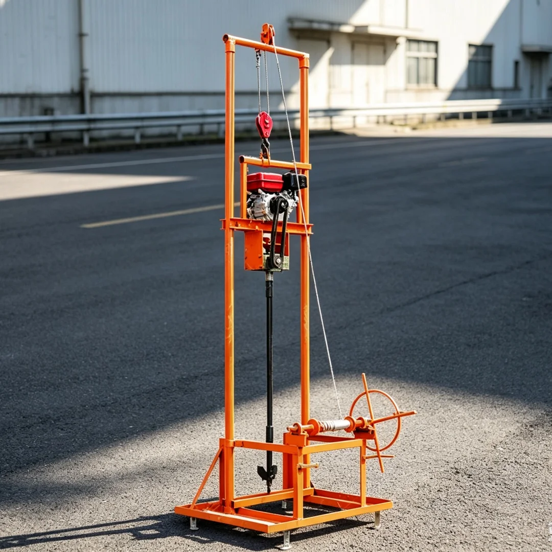 Customized Well Drilling Machine, Small Water‑Well Drilling Equipment, Drought‑Resistant Water‑Taking Drilling Machinery