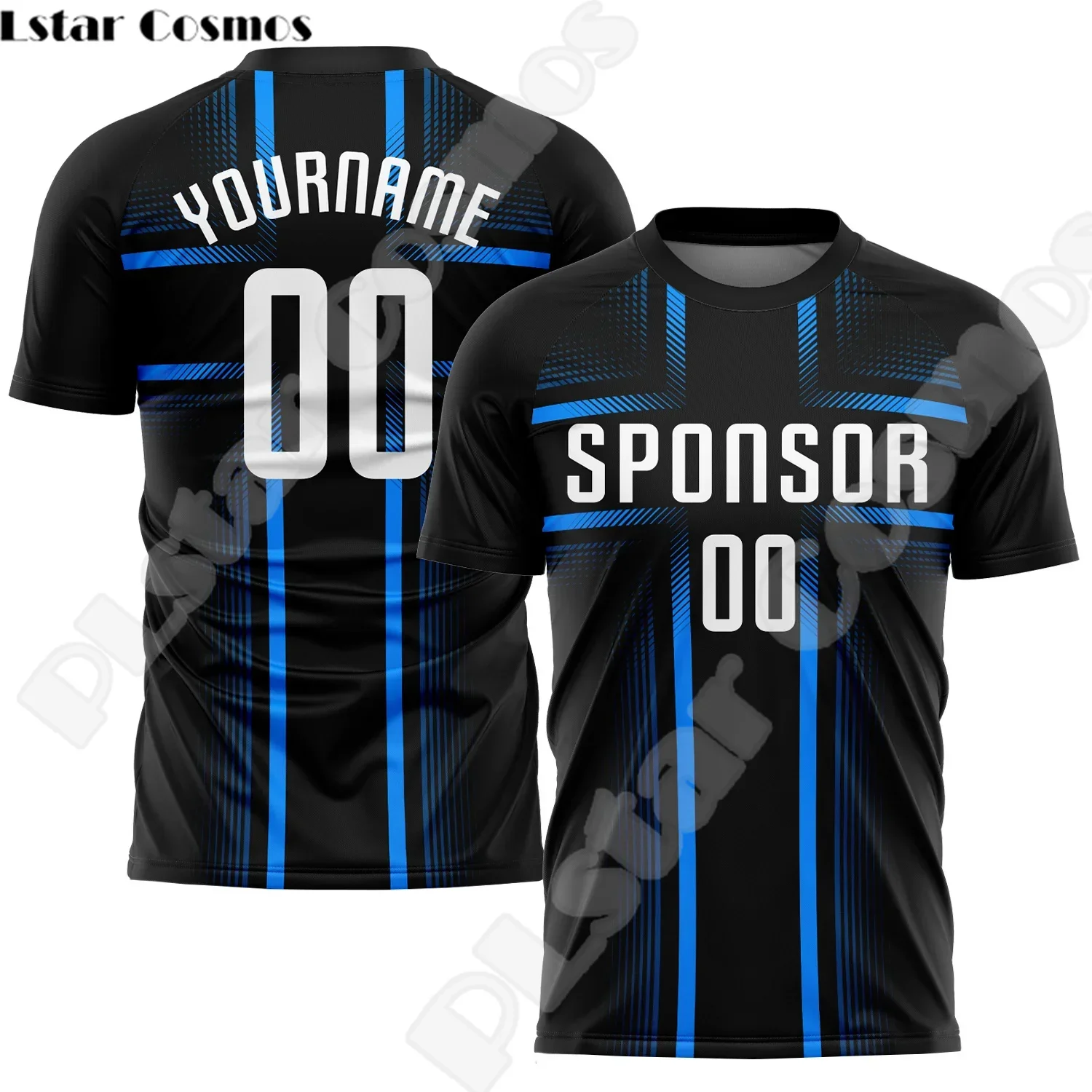 Camiseta de fútbol con nombre personalizado, ropa de calle con logotipo de jugador, camisetas informales de verano con estampado 3D, Harajuku X8,