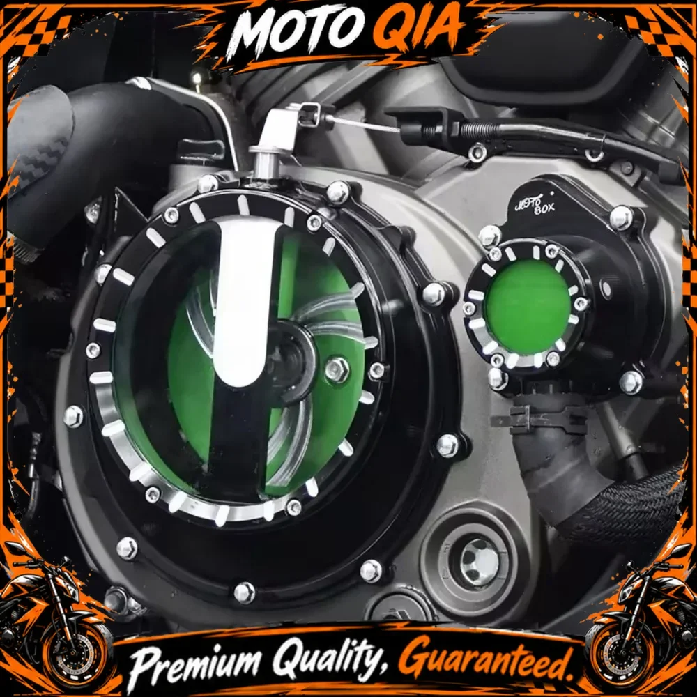 For Benda Dark Flag 500 Darkflag 500 V4 Black Flag 500 modified transparent clutch cover air filter engine water pump cover