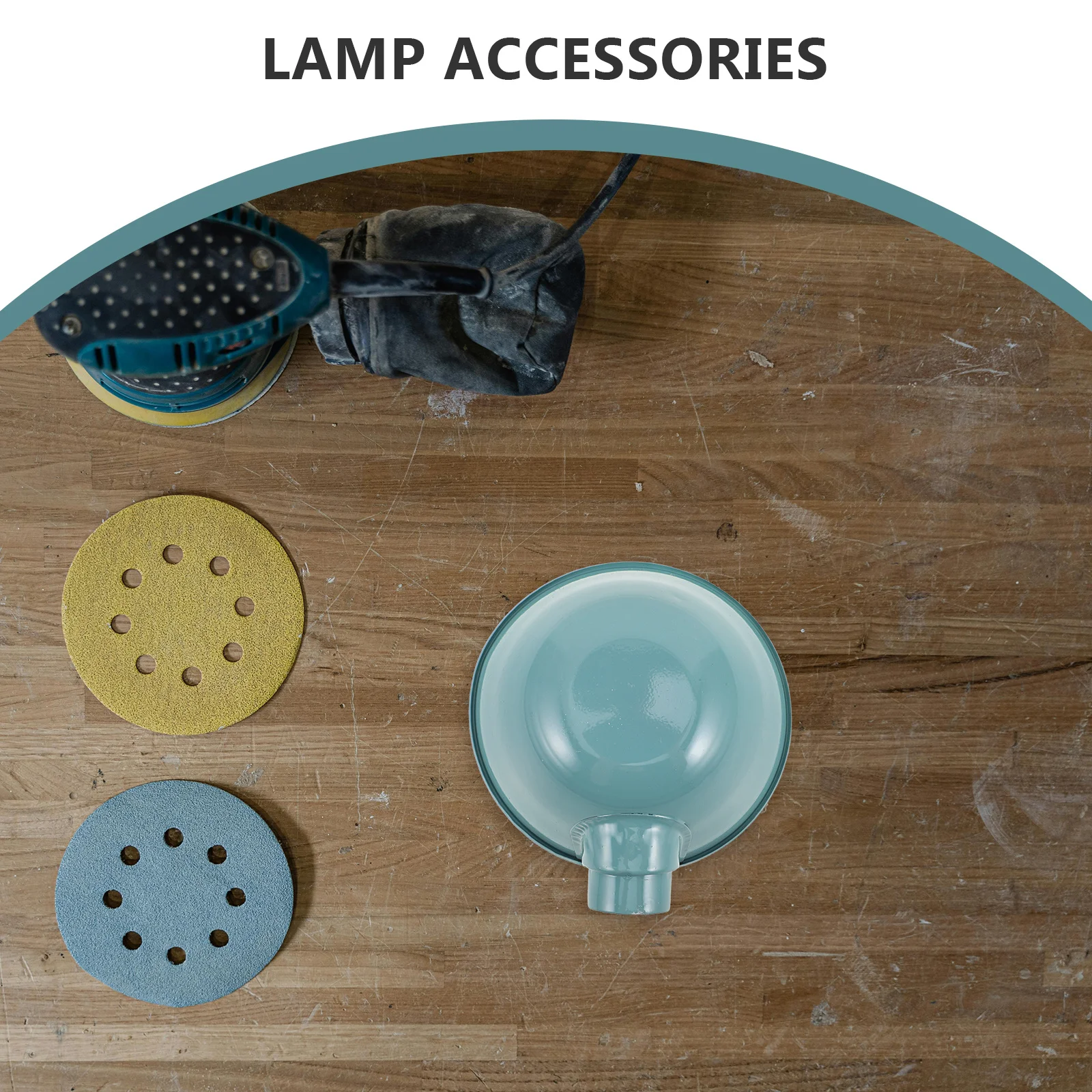 1 قطعة غطاء المصباح أداة الآلة غطاء ضوء صناعي مستدير نقل الضوء العالي مقاومة للحرارة لورشة عمل مخرطة منضدة #6