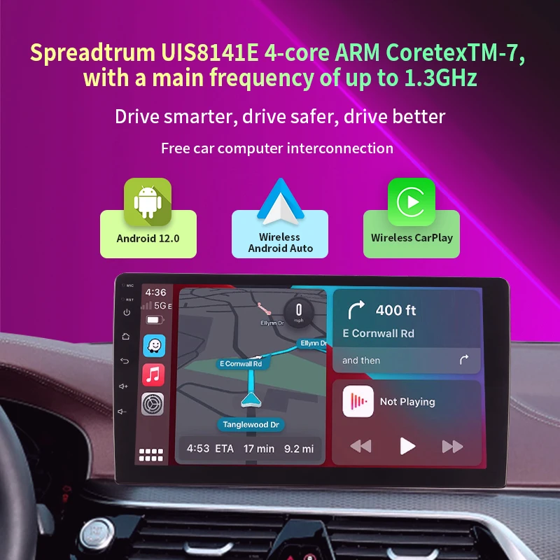 

Universal Android 12 Car Radio Bluetooth GPS Navigation 9"10" Multimedia Video Player Portable Carplay Rearview Camera Autoradio