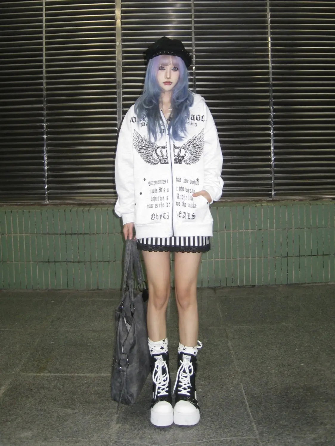 เสื้อฮู้ดพิมพ์ลายสับคัลเจอร์ ฤดูใบไม้ผลิ 2026 สำหรับผู้หญิง แขนยาว ทรงโอเวอร์ไซส์ สไตล์ฮาราจูกุ กอธิค พังก์ อีโม แจ็คเก็ตสำหรับงานปาร์ตี้ ยุค Y2K