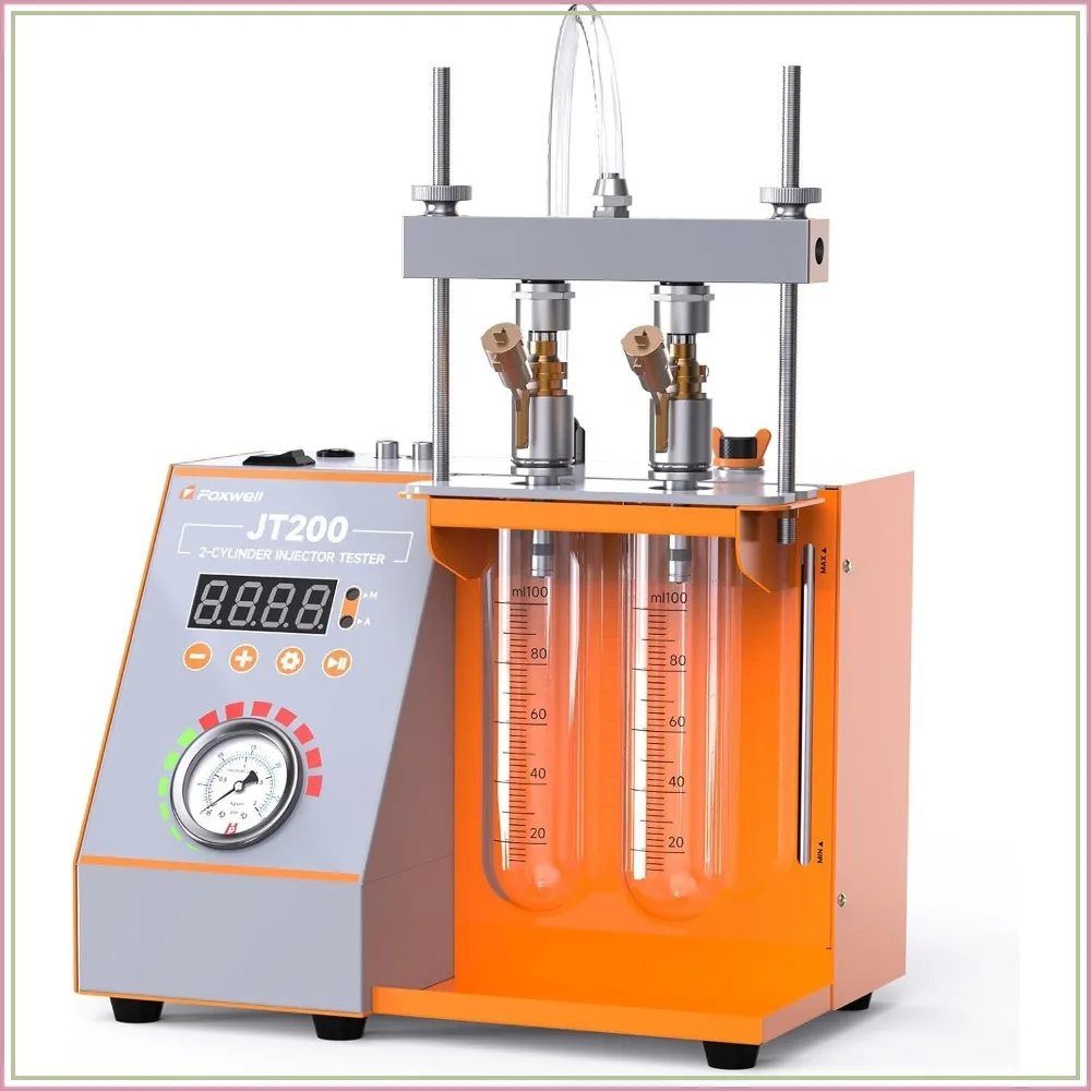 

Fuel Injector Tester Fix Engine Misfire & Rough Idle Visualize Spray Pattern & Flow Rate Diagnostic Tool for 6V/12V MPI Motorcycle & Car