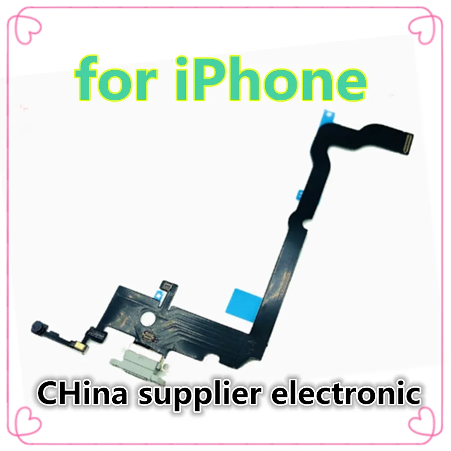 

10pcs for iPhone XR XS XSM USB Tail plug cable transmitter USB charging interface board