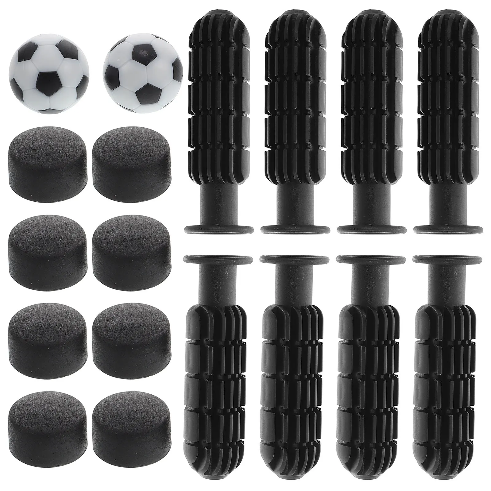 

1Set Foosball Table Accessories Sturdy Plastic Replacement Handles Ergonomic Grip for Soccer Machine Parts Professional Gameplay
