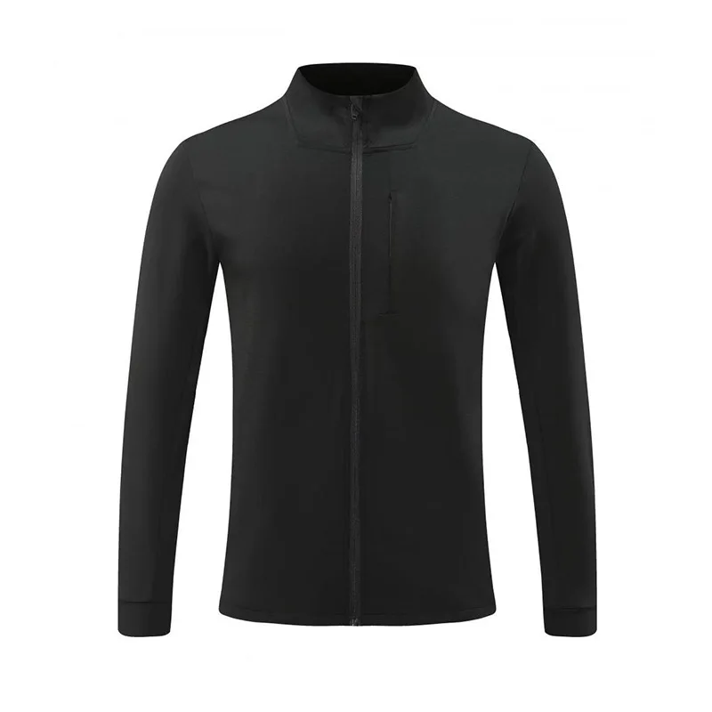 Gym Fitness Sports Jacket Tops Mens Running Long Sleeve Muscle Training Outdoor Cycling Training Clothes Workout Top yoga