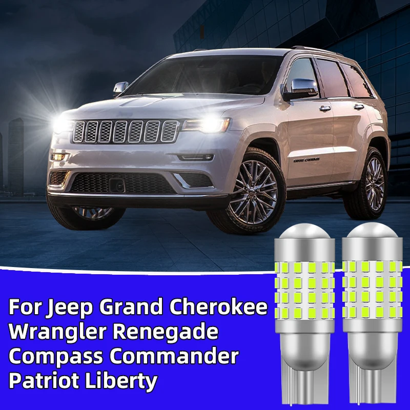 

2Pcs For Jeep Grand Cherokee ZJ WJ WK WK2 Wrangler YJ TJ JK Renegade Compass Commander Patriot Liberty Car LED Clearance Lights
