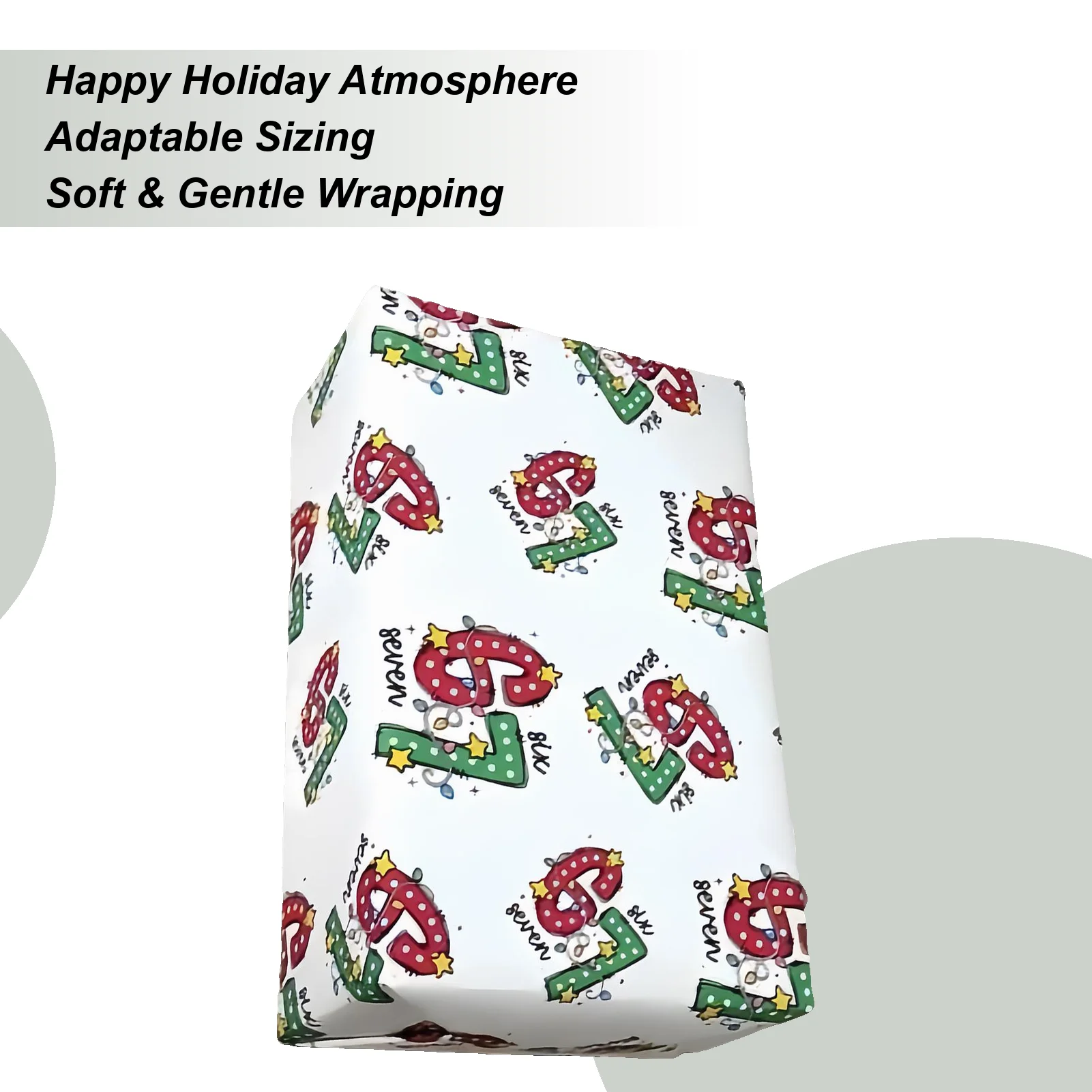 Wrapping Paper 20 Pieces Festive Tissue Elegant Wrapping Paper For Tradition Holiday Cheer Home Sharing Celebration Festival