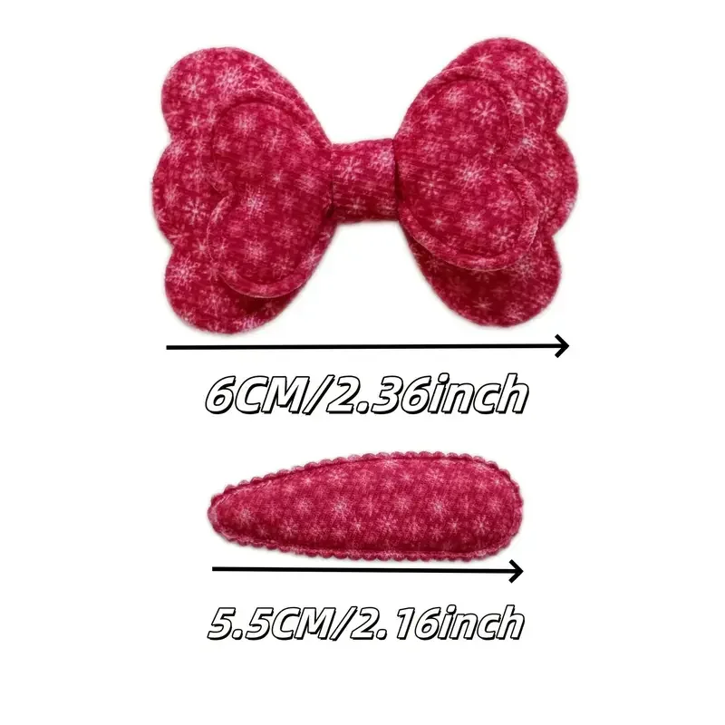 Pinces à cheveux avec nœud pour enfants, Barrettes en coton pour filles, cadeau mignon, épingle à cheveux en tissu à carreaux BB, couvre-chef, accessoires pour cheveux de bébé, 4 pièces/ensemble