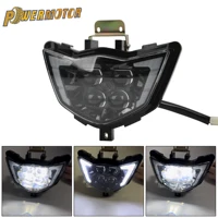 Faro LED para motocicleta Yamaha BSE Kayo WR YZ 250F 450 TT125 T2 Z4 MX Enduro Dirt Bike faro delantero Motocross