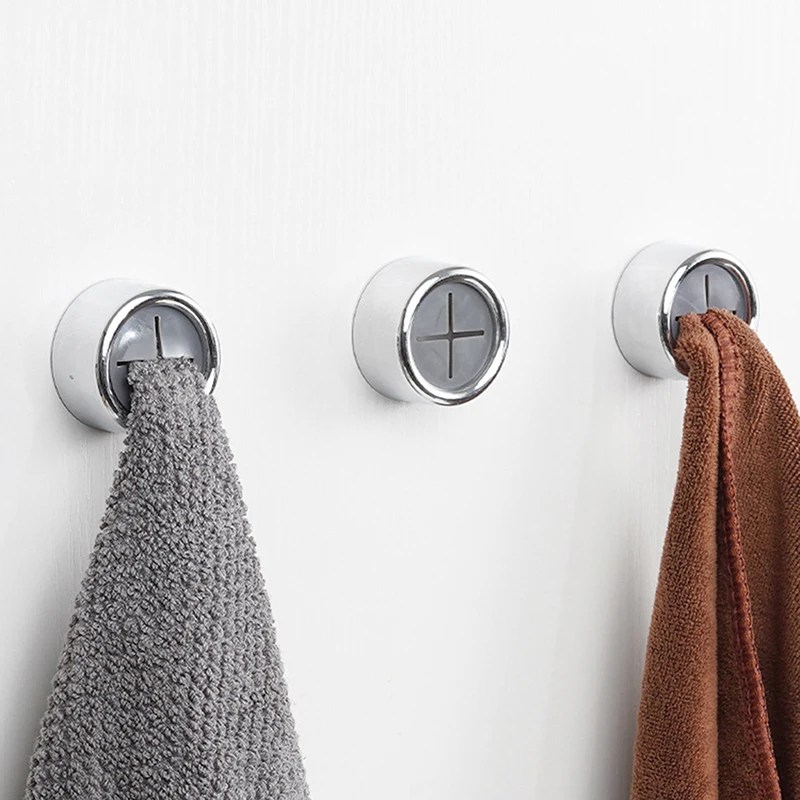 Creative Small Hook Towel Plug Holder Wall Mounted Bathroom Organizers Towel Hooks Storage Rack Kitchen Rags Dishcloth Clips