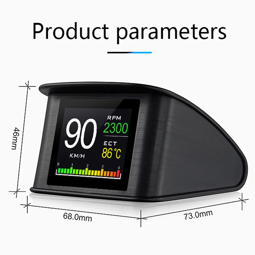 OBD2 HUD On Board Computer Head up Display Digital Speedometer Water Temp Fuel Consumption Auto Electronic Accessories