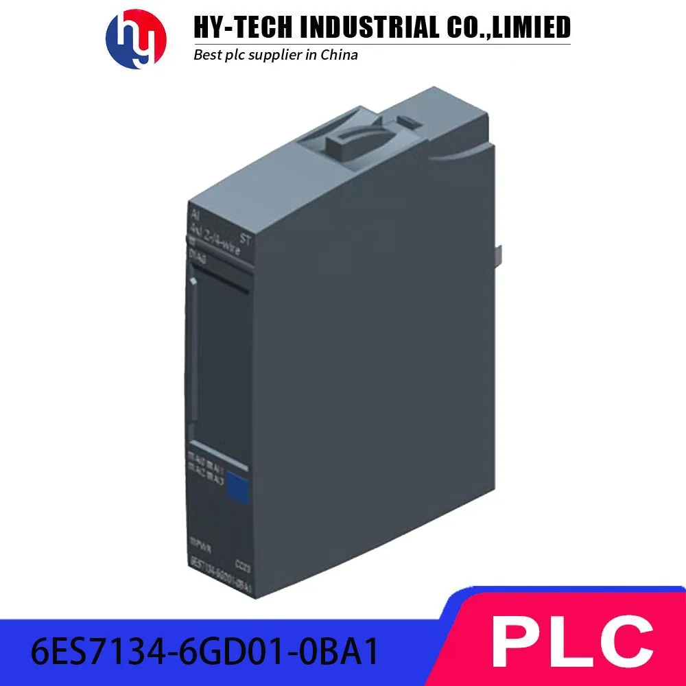 SPS-kompatibles 6ES7134-6GD01-0BA1 4-Kanal-Analogeingangsmodul ±0,3 % hohe Genauigkeit, 16-Bit-Auflösung, 2-Draht, 4-Draht, ST-Standard
