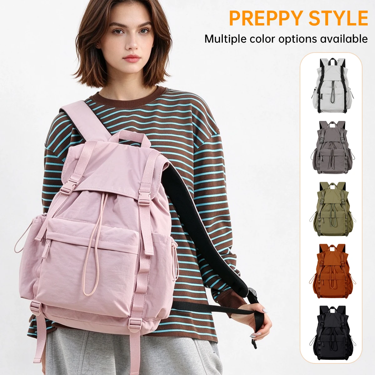 Wholesale Motorcycle Bags, Large-Capacity College Student Backpacks, Women's Backpacks, Men's Casual Travel Backpacks, High School Student Backpacks