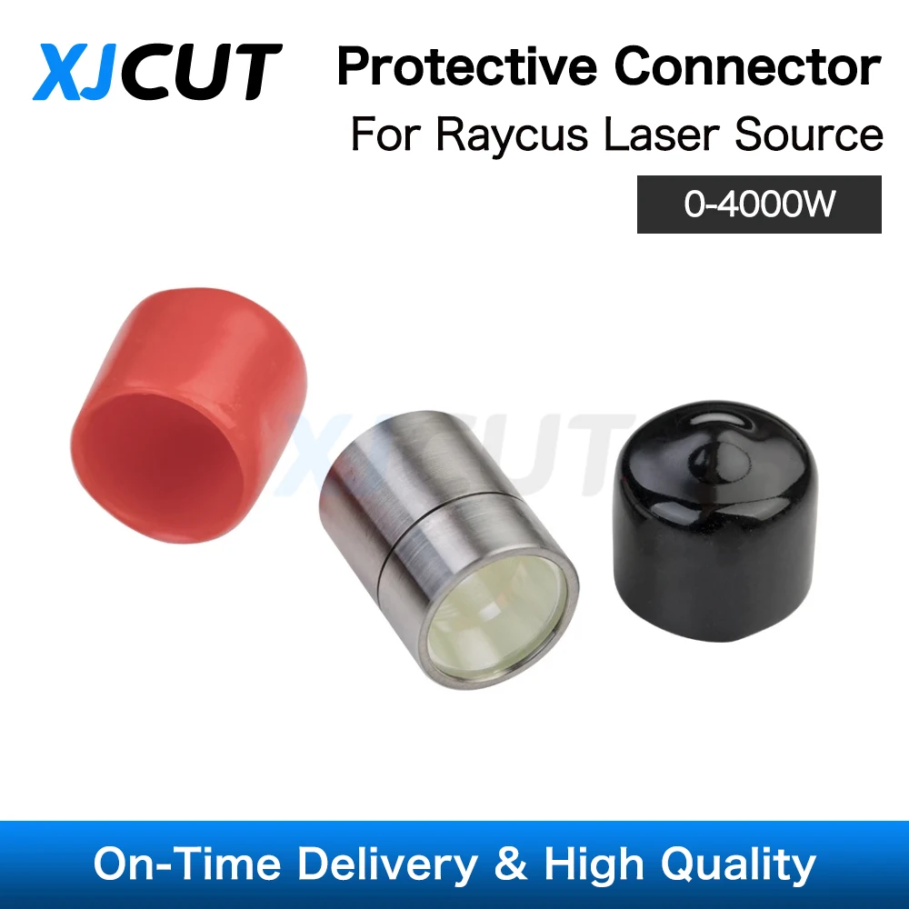 XJCUT Raycus Output Connector Protective Lens Group QBH Proterctive Windows 0-4kW for Raycus Fiber Laser Source Cable