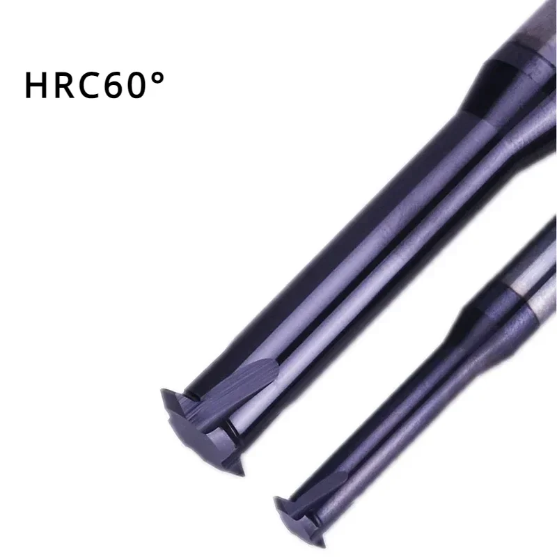 1 stks CNC HRC 60 Graden carbide Enkele tand Draad Frezen M1 M1.2 M1.4 M1.6 M2 M2.5 M3-M24 Vhm draad frees