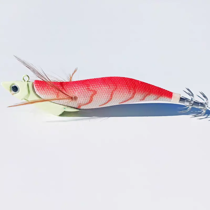 1PC Luminous Squid Jig 32g42g Artificial Jigging Lures Slow Sinking Strong Hooks Glow Sea Fishing Octopus Cuttlefish Bait