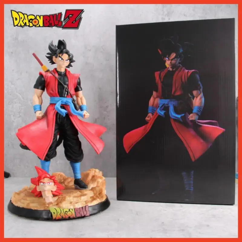 

32cm Dragon Ball Z Goku Anime Figures Super Saiyan Pvc Action Figure Statue Figurine Collection Model Gk Ornament Toys Gifts