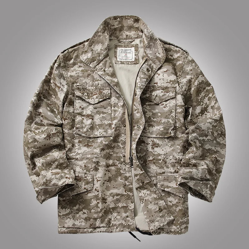 Imagem -04 - Jaqueta Tática de Caça Camuflada para Homens Cabolsa Militar Masculino Roupas Casuais ao ar Livre Mesa por Mesa M65 Og107 Outono