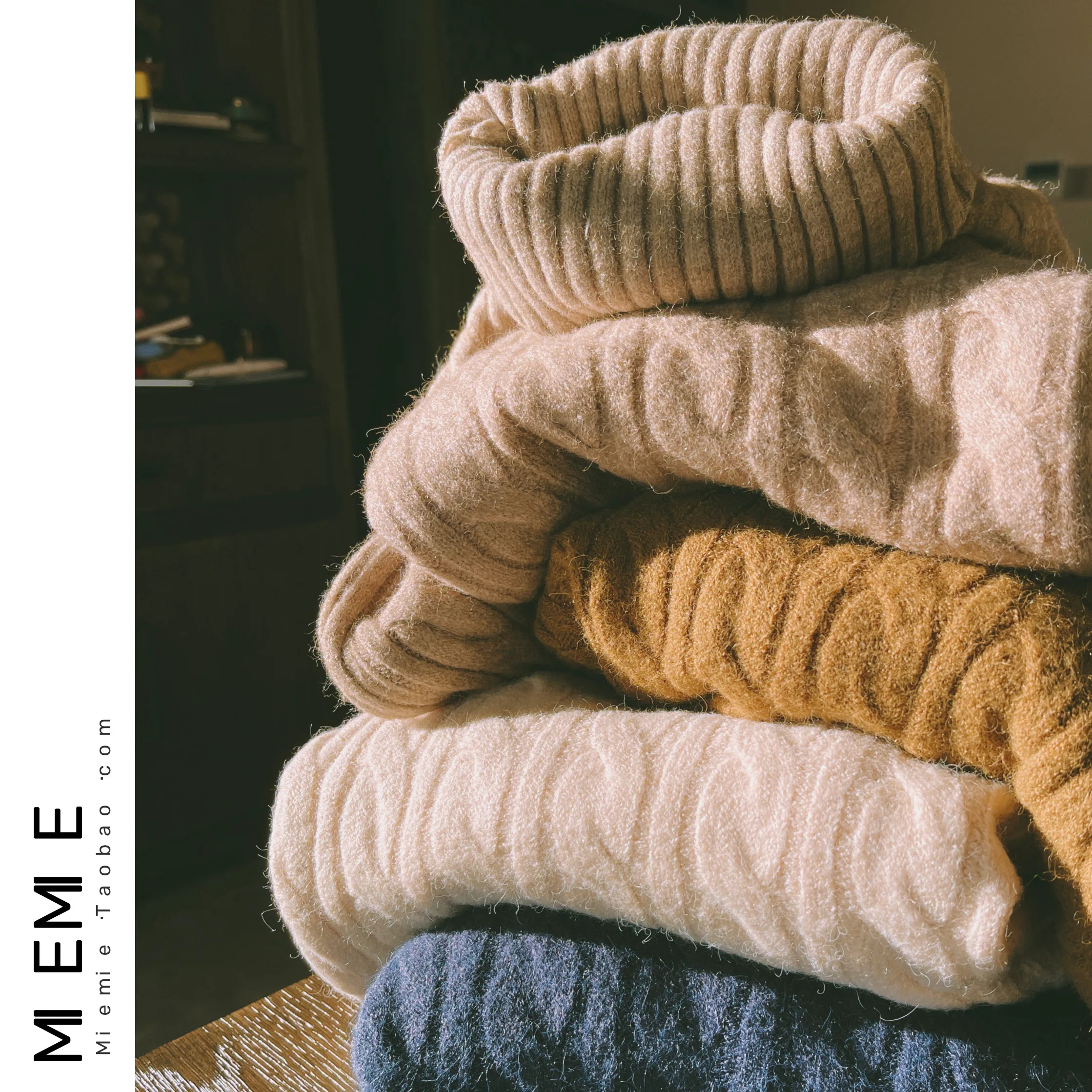 

Длинный шерстяной свитер ручной работы Thiened, цветной женский трикотаж с высоким воротником, модная зимняя одежда для поездок на работу