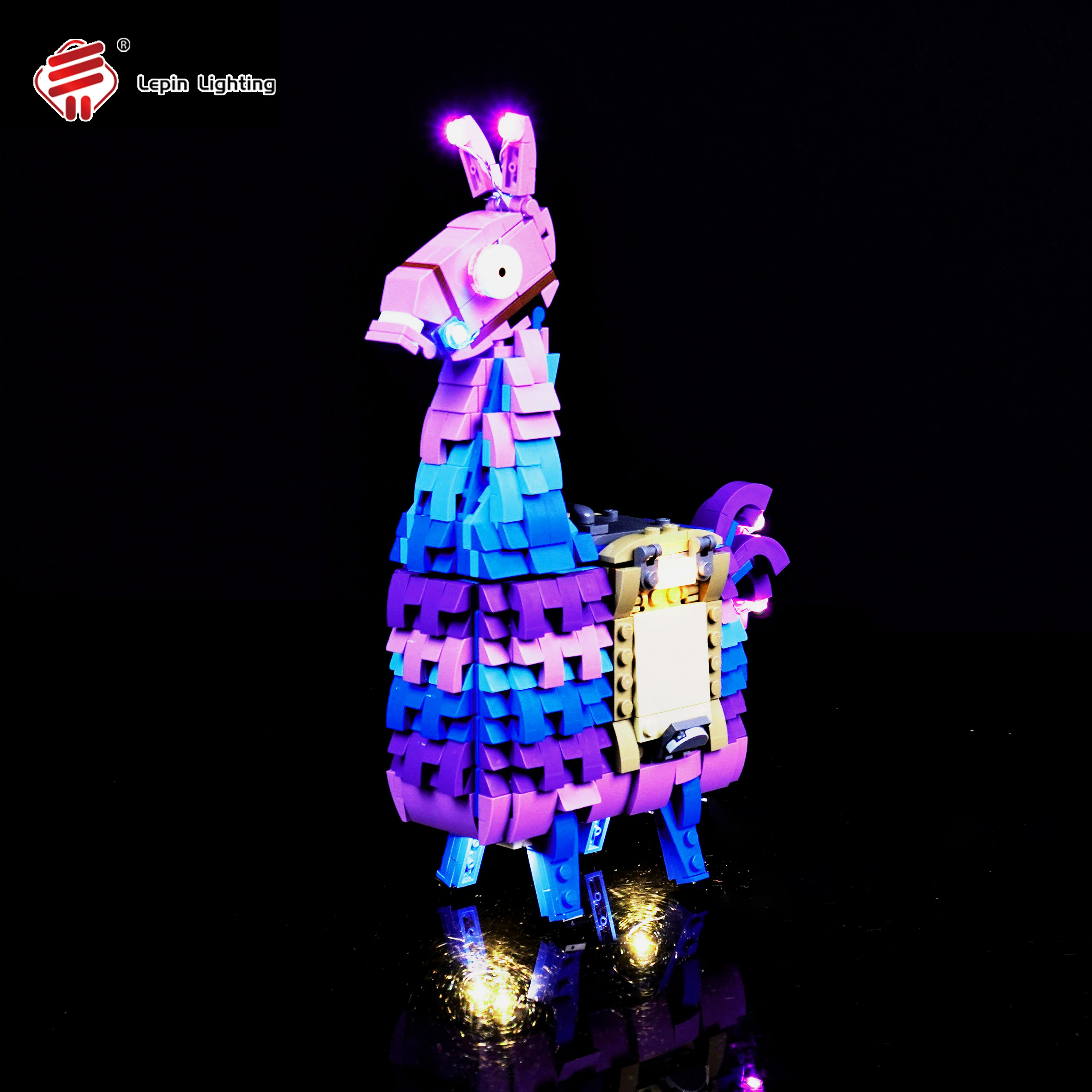 

LED Lighting Kit Compatible with 77071 Cartoon Llama Game Style Building Blocks Model Remote Control Decorative Light Set