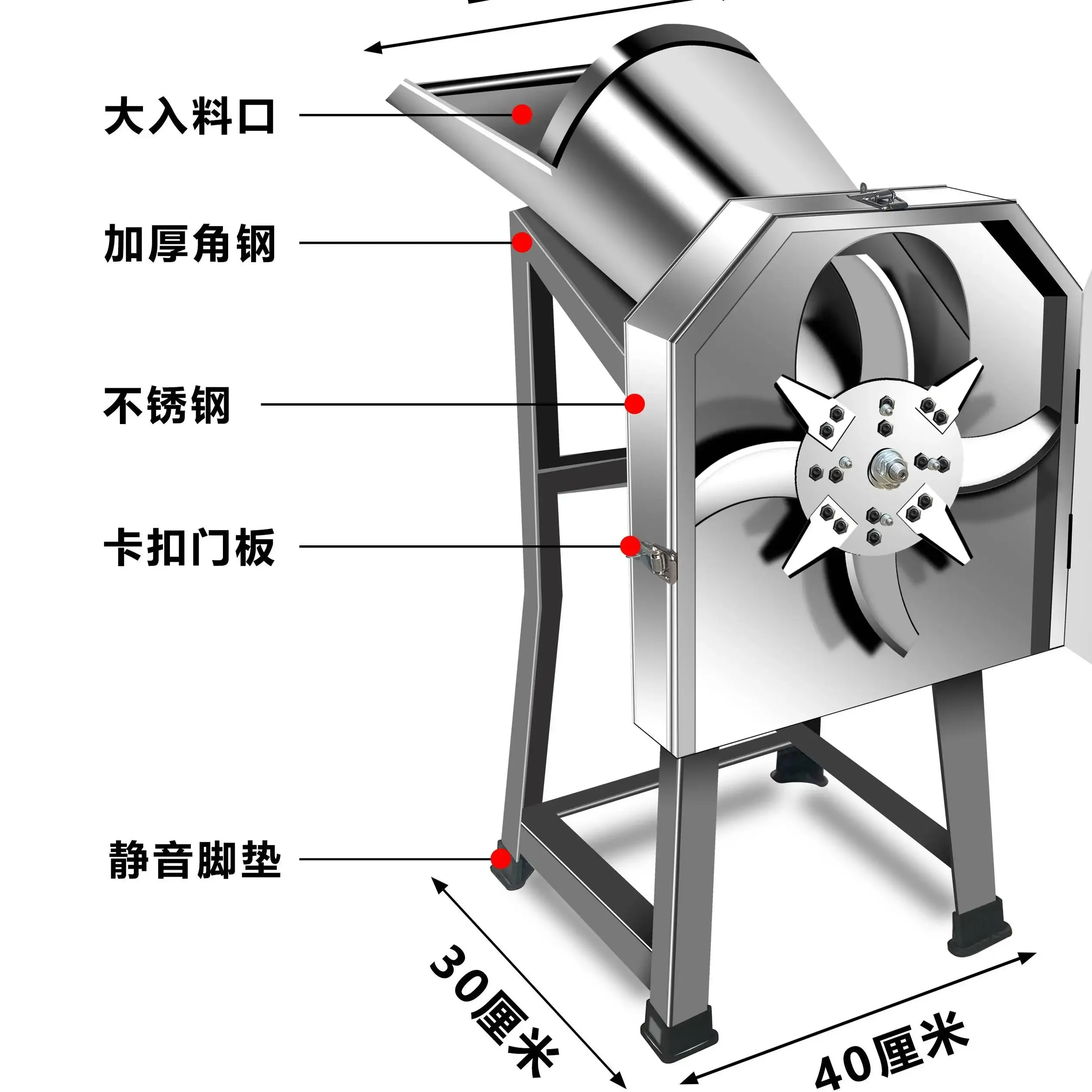 Grass cutter Small household straw crushing and weeding Electric feeding chicken, cattle and sheep feed pig grass