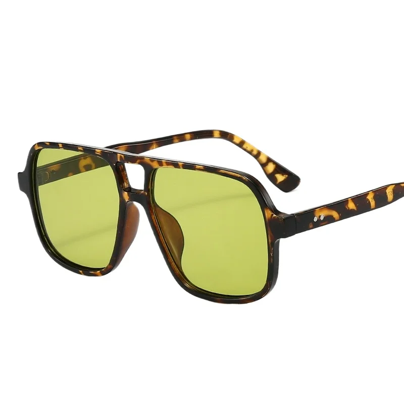 

New Men's Sunglasses Square Rice Nails Casual Trend Sun Glasses Personality Retro Fashion Outdoor Sports Eyeglasses UV400