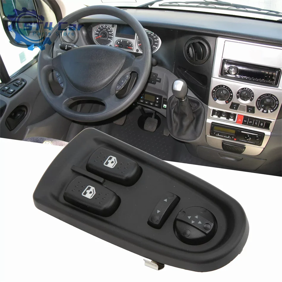 

5801304491 Front Left Electric Power Window Master Control Lifter Switch For Iveco Daily 2006-2012